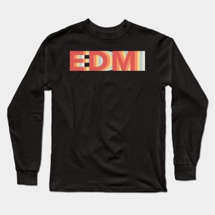 Vintage Retro EDM Long Sleeve T-Shirt